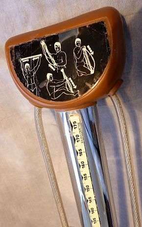 THE REAL THING>>> VINTAGE POWERMETER / BULLWORKER. ENGLISH PATENT. WORKING!