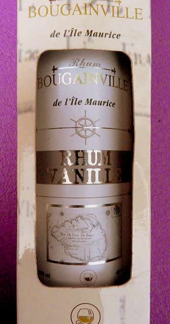 RHUM VANILLE ,BOUGAINVILLE DE I'ILE MAURICE, 500 ML BOXED