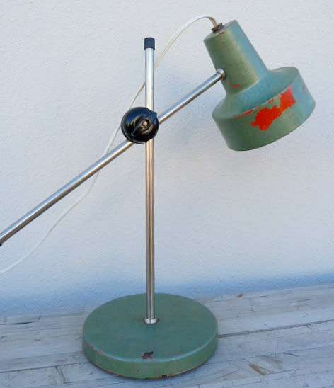 RETRO DESKLAMP," ALEXANDER LAMP", GREEN, WAS ORIGINAL RED