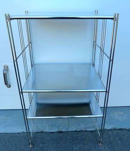 STAINLESS STEEL SHELF FROM GERMANY, COLLAPSABLE