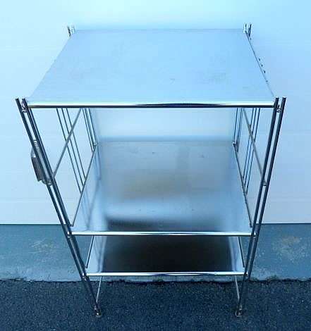 STAINLESS STEEL SHELF FROM GERMANY, COLLAPSABLE