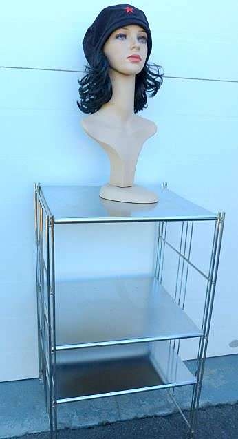 STAINLESS STEEL SHELF FROM GERMANY, COLLAPSABLE