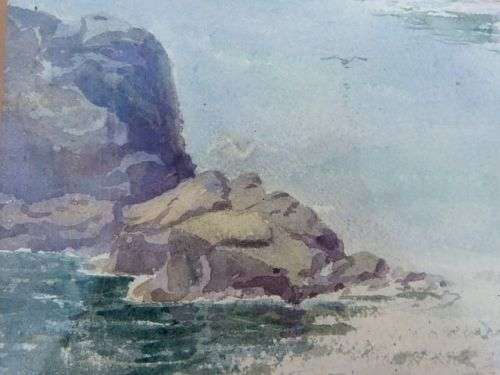 EXQUISITE WATERCOLOUR, SIGNED BY ENGLISH ARTIST, ca.1947.  SEE ADVERT FOR DETAILS