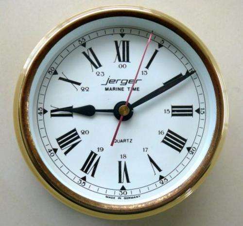 JERGER "MARINE TIME" SHIP'S CLOCK,MADE IN GERMANY