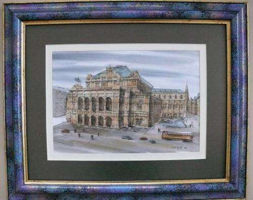 WATERCOLOURS AND INK,"WIEN..."