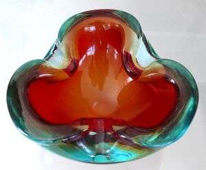 MURANO GLASS ASHTRAY