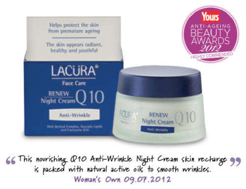 *Award Winning* Lacura Renew Q10 Anti-Wrinkle Night Cream 50ml
