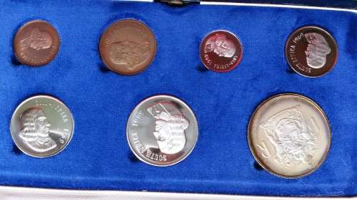 1969 RSA PROOF SET WITH SILVER R1 COIN