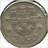 1981 82 & 83 two and a half ESCUDO coin set from PORTUGAL at R1 START