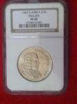 $$$ PF65 RARE N.G.C. PROOF 1965 silver one rand coin.P.F.65 $$$