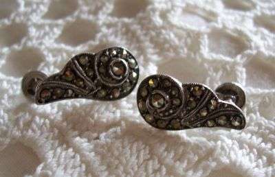 Silver Marcasite Earings