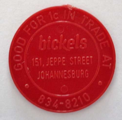 Bickels 1c Red Token
