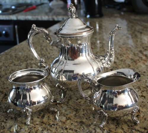 Vintage EMESS Silver Plated Large Tea Set