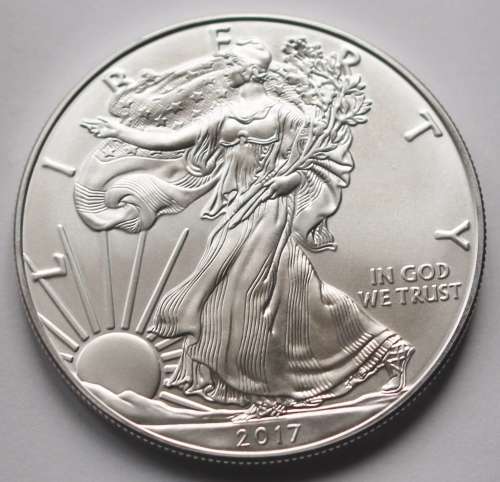 2017 American Eagle 1oz Pure Silver Brilliant Uncirculated **10 Available** Bid per Coin