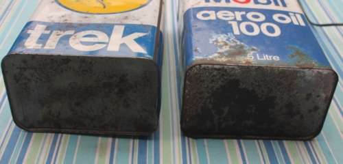 2 Old 5 liter Oil Cans **One bid for both**
