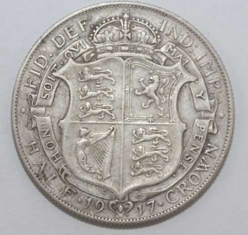 1917 British Half Crown (George V)