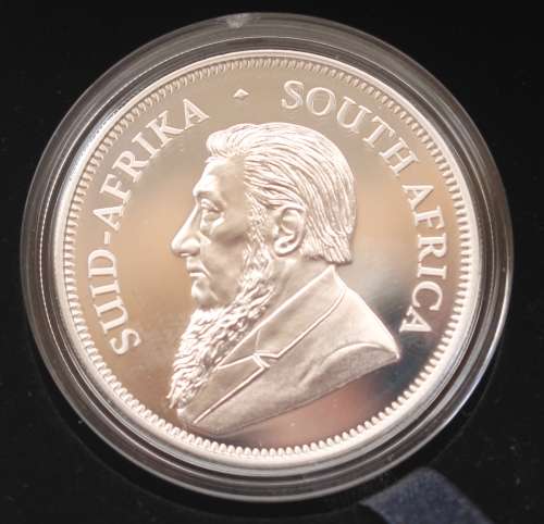 2017 Proof Mintmarked 1oz Silver Krugerrand in SA Mint Box with COA