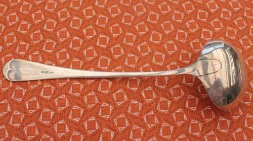 Large Sterling Silver Soup Ladle Hallmarked Chester 1903