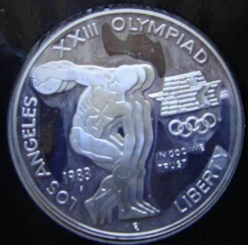 1983 OLYMPIC SILVER DOLLAR