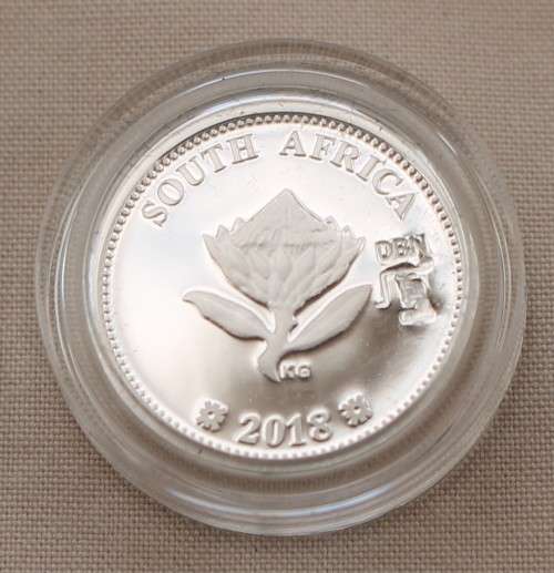 2018 Sterling Silver Durban Flypress Tickey in SA Mint Bag