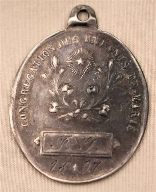 ANTIQUE MONSTRA TE ESSE MATREM MEDAL 1897