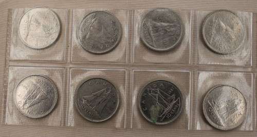 Lot of Canadian coins (one bid for all)