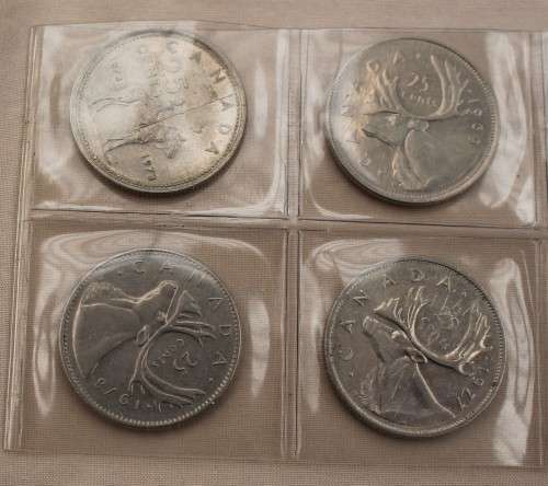 Lot of Canadian coins (one bid for all)