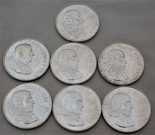 X 7 Silver 1R ( Bid per coin to take all)