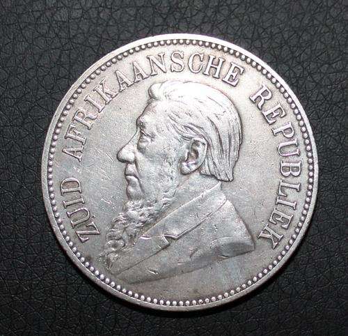 1892 Silver Single Shaft 5 Shillings - Very rare in such lovely condition