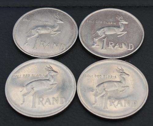 x4 One Rand coins in a Very Good Condition x3 1979 and x1 1983 **One Bid for All**
