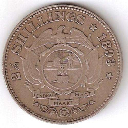 1893 2.5 Shilling