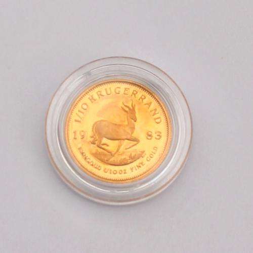 1983 1/10th Krugerrand in Capsule