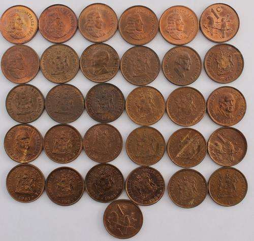x31  1cents in Uncirculated Condition, Please Read **One Bid for All **