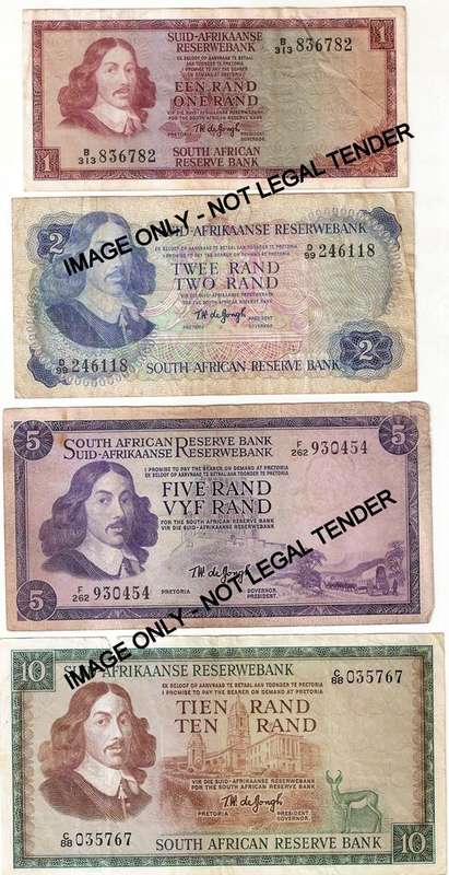 TW de Jongh Note Collection **Please Read** Bid per Lot