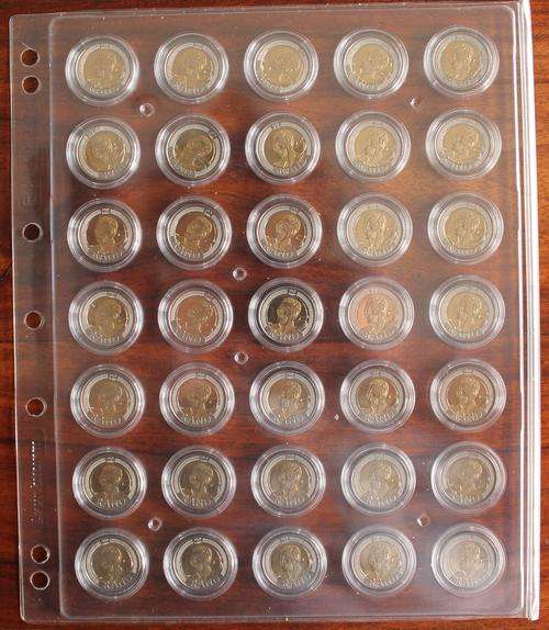 x35 2008 R5 Nelson Mandela 90th Birthday - Uncirculated and Encapsulated in Capsule Page Holder