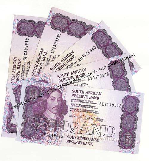 x5 CL Stals R5 First & Only Issue 1990  **Bid per Note to take All**