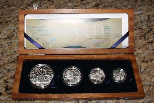 2012 Peace Park Silver Prestige Set - Greater Mapungabwe