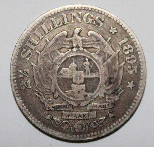 1895 ZAR 2.5 Shilling (Half Crown)