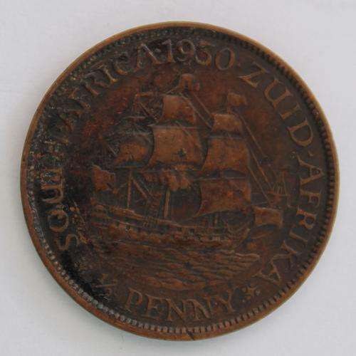 1930 SA Union Half Penny
