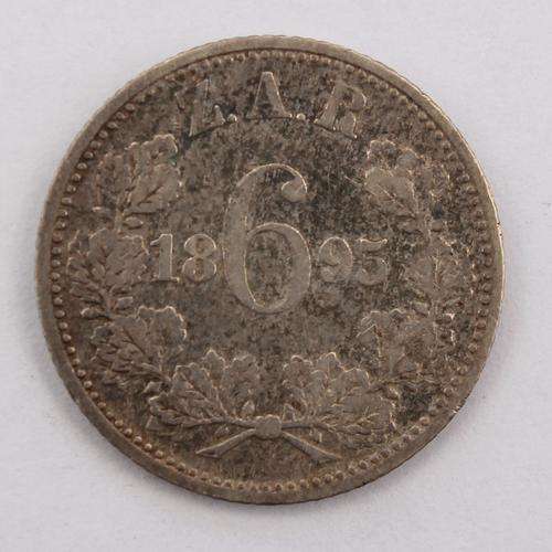 1895 ZAR Six Pence