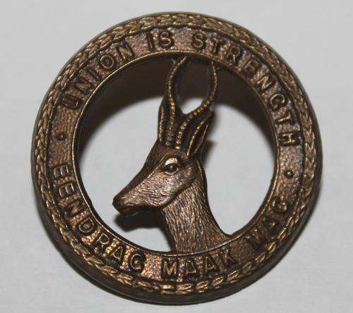Universal South African, Badge Worn during First World War 1915-1919