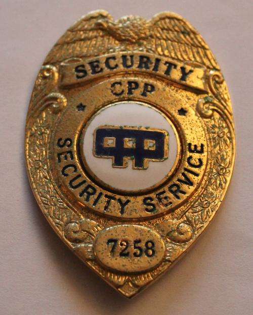 California Plant Protection Security Badge **No Lugs**