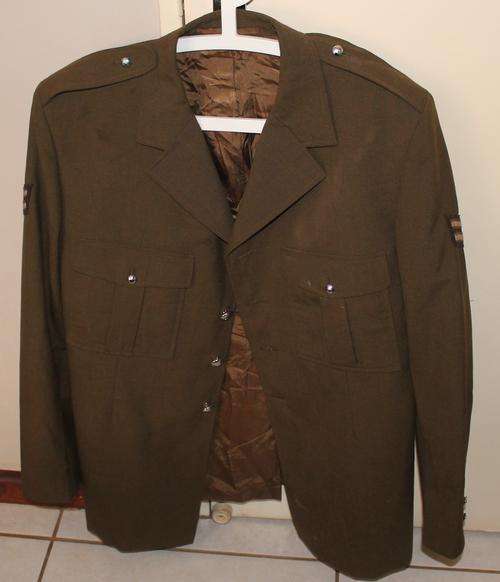 SADF Jacket with Rank Insignia