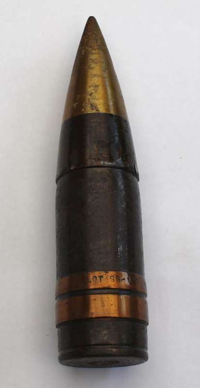 1943 WWII 37mm Bullet
