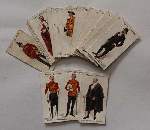 Player's Cigarette Cards - Ceremonial and Court Dress **Series of 25 with Card #24 missing**