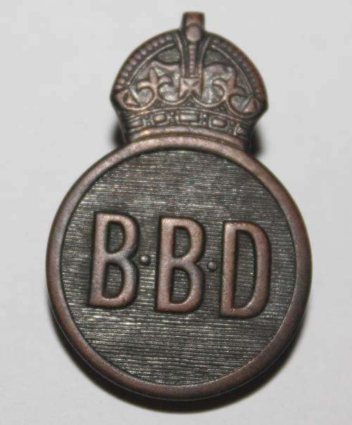 WW2 Civilian Protection Service Lapel Badge (Numbered)