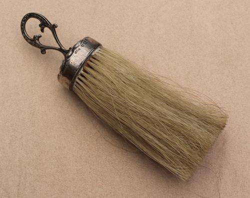 Antique Sterling Silver Crumb Brush - Birmingham dated 1900