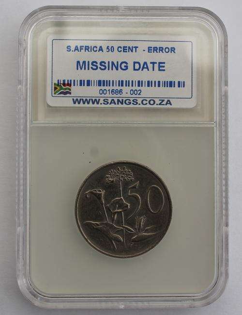 50c Error Coin - No Date **SANGS Graded**