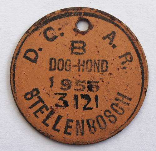 1955 Stellenbosch Dog Licence