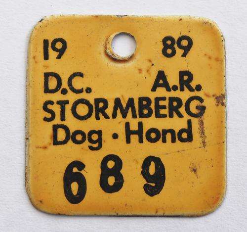 1989 Stormberg Dog Licence
